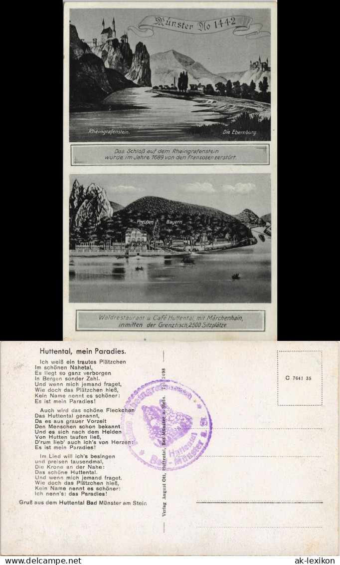 Bad Münster am Stein-Ebernburg Ebernburg Huttental Einst und Jetzt 1935