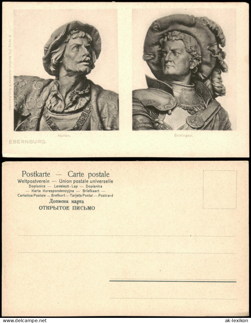 Bad Münster am Stein-Ebernburg Hutten und Sickingen an der Ebernburg 1900