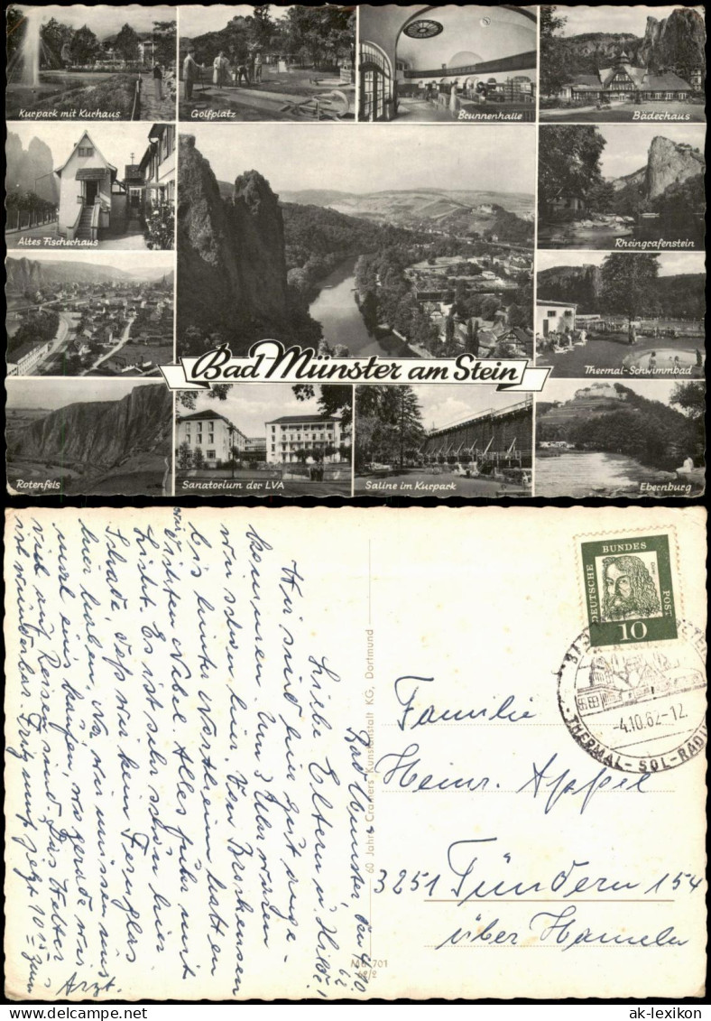 Bad Münster am Stein-Ebernburg Mehrbildkarte Bad Münster am Stein 1962