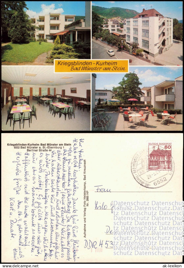 Bad Münster am Stein- Ebernburg Mehrbildkarte   Berliner Straße 1984