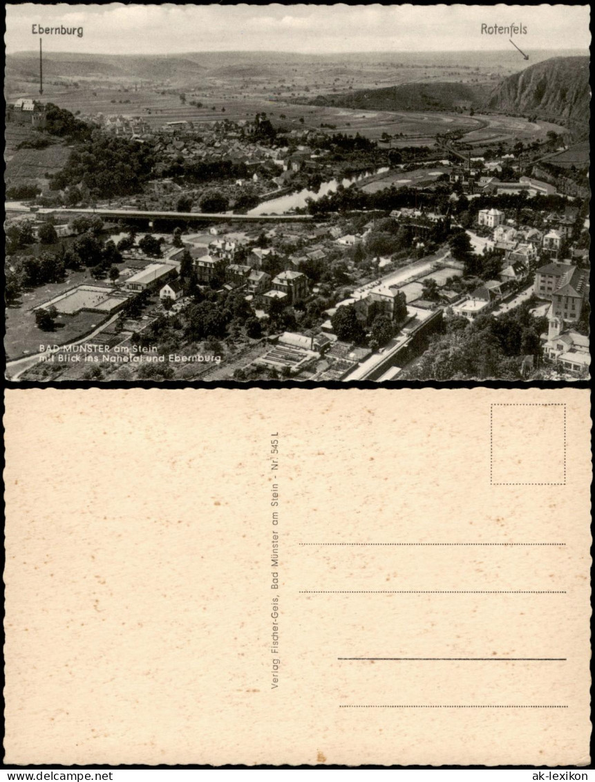 Bad Münster am Stein-Ebernburg   Nahe-Tal u. Ebernburg 1955