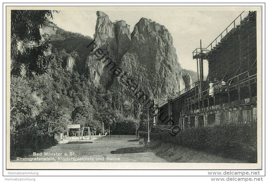 Bad Münster am Stein - Rheingrafenstein - Kinderspielplatz und Saline - Verlag Haus Mees Bad Münster