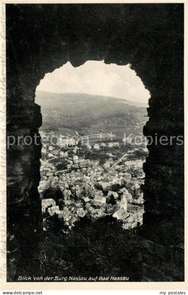 Bad Nassau Blick von der Burg Nassau
