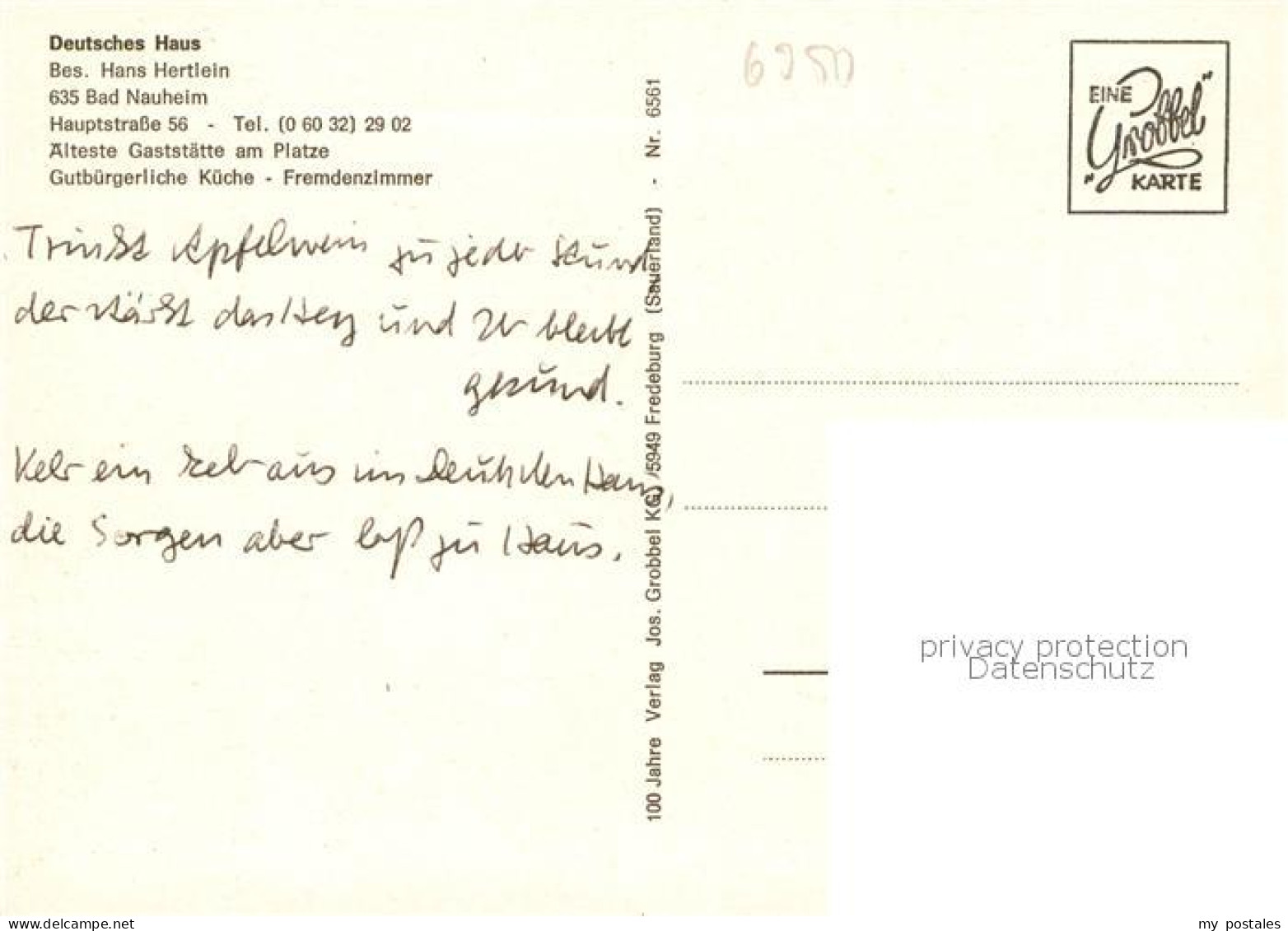 Bad Nauheim Deutsches Haus aelteste Gaststaette am Platze Fachwerkhaus