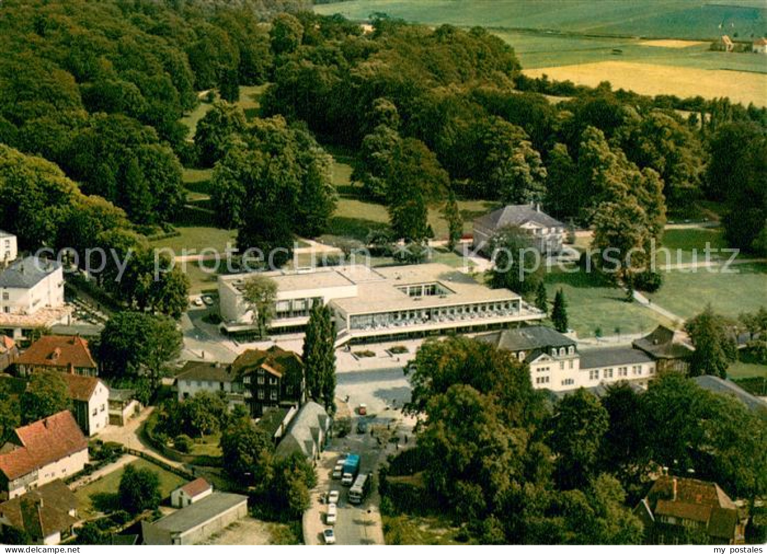 Bad Nenndorf Fliegeraufnahme Staatsbad Nenndorf