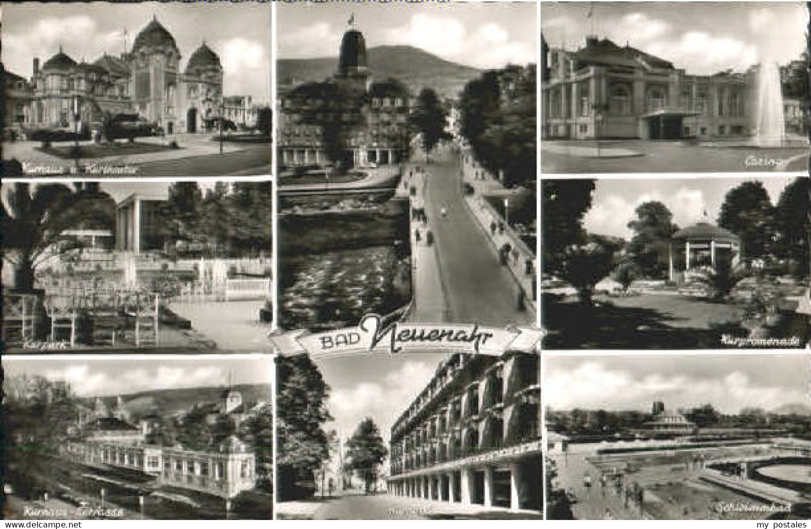 Bad Neuenahr-Ahrweiler Bad Neuenahr Park Kurhaus Hotel Bad Casino ungelaufen ca.