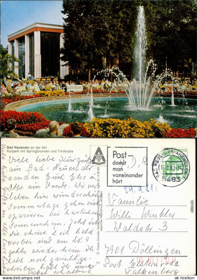 Bad Neuenahr-Bad Neuenahr-Ahrweiler Kurpark 1981
