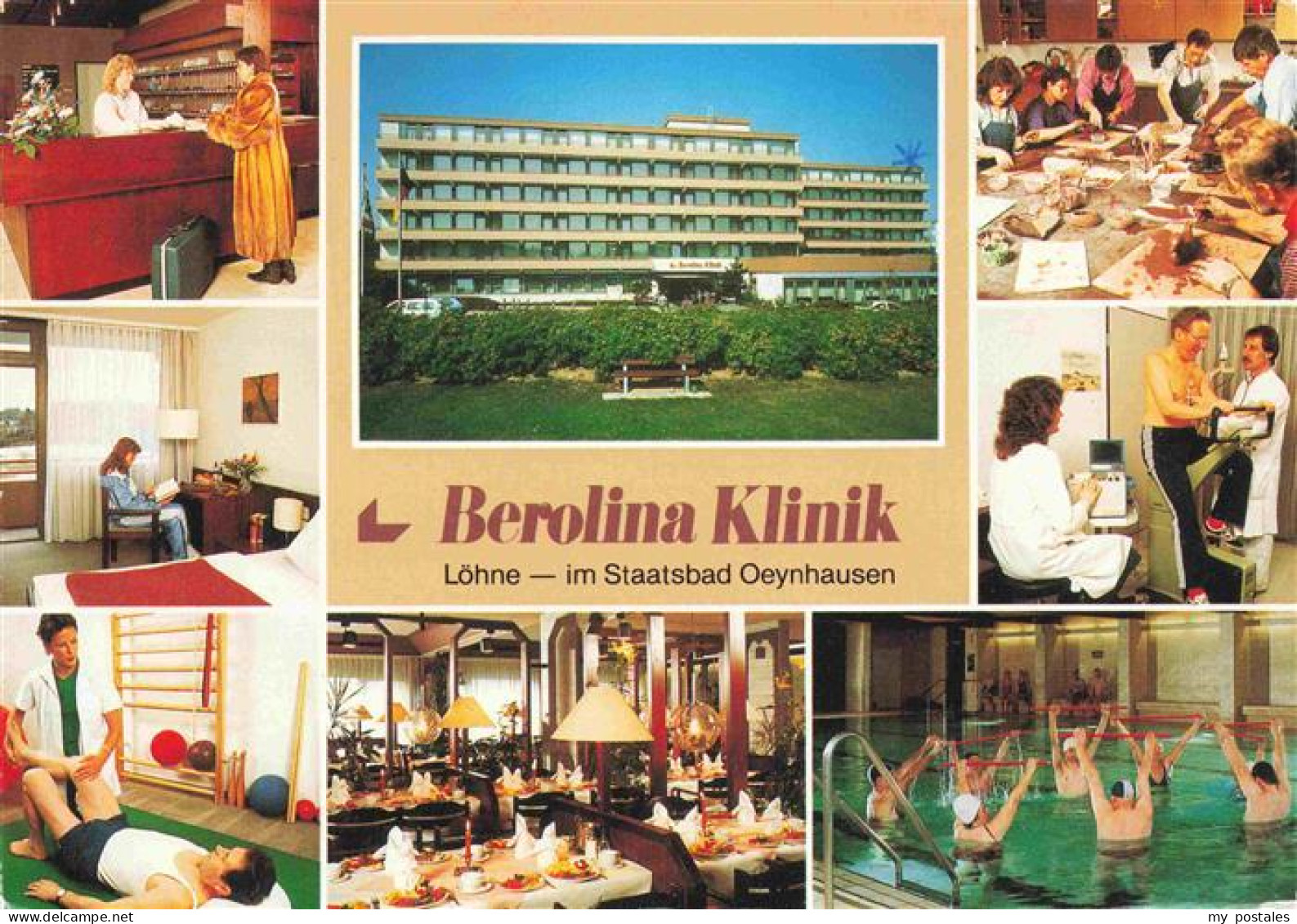 BAD OEYNHAUSEN Berolina Klinik Loehne Rezeption Zimmer Therapie Speisesaal Halle