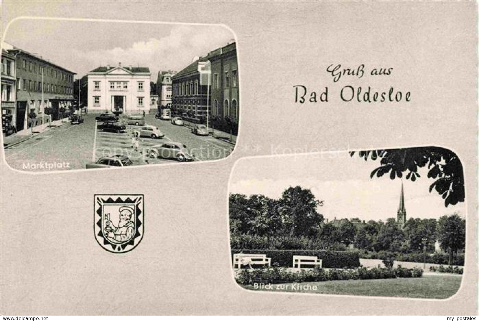 Bad Oldesloe Schleswig-Holstein Marktplatz Blick zur Kirche
