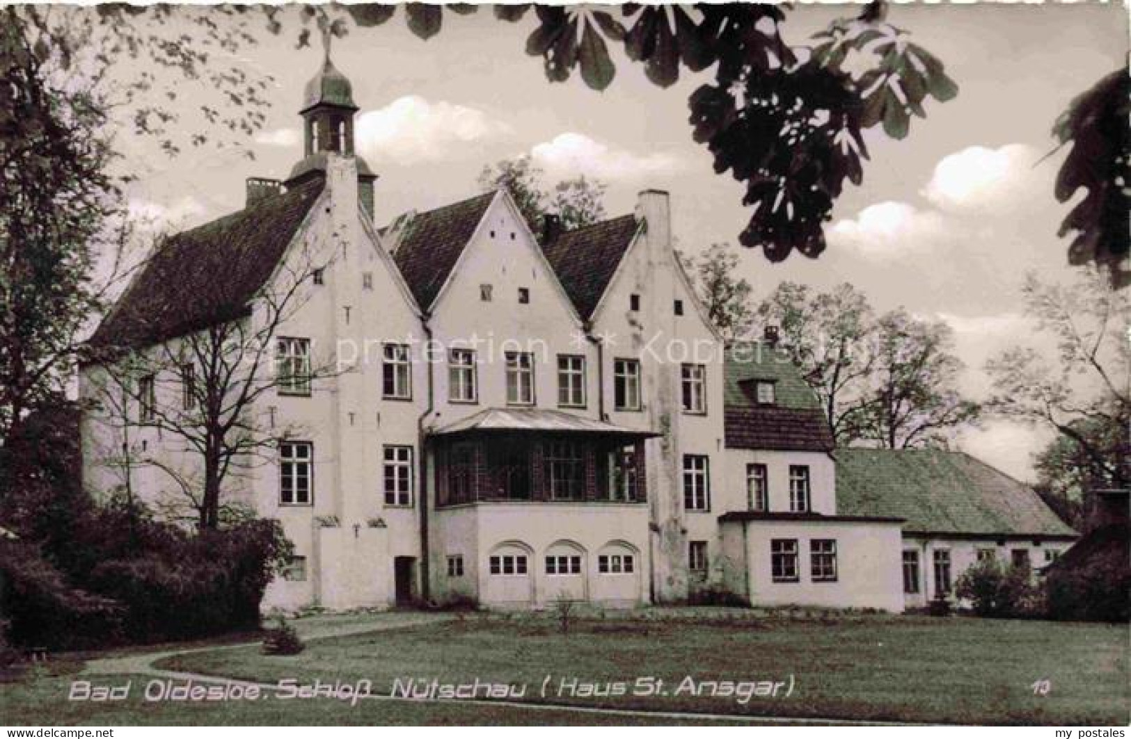 Bad Oldesloe Schleswig-Holstein Schloss Nuetschau Haus St Ansgar