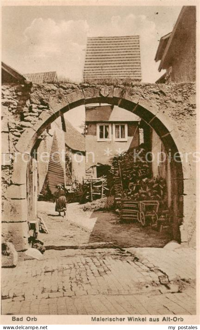 Bad Orb Malerischer Winkel aus Alt Orb