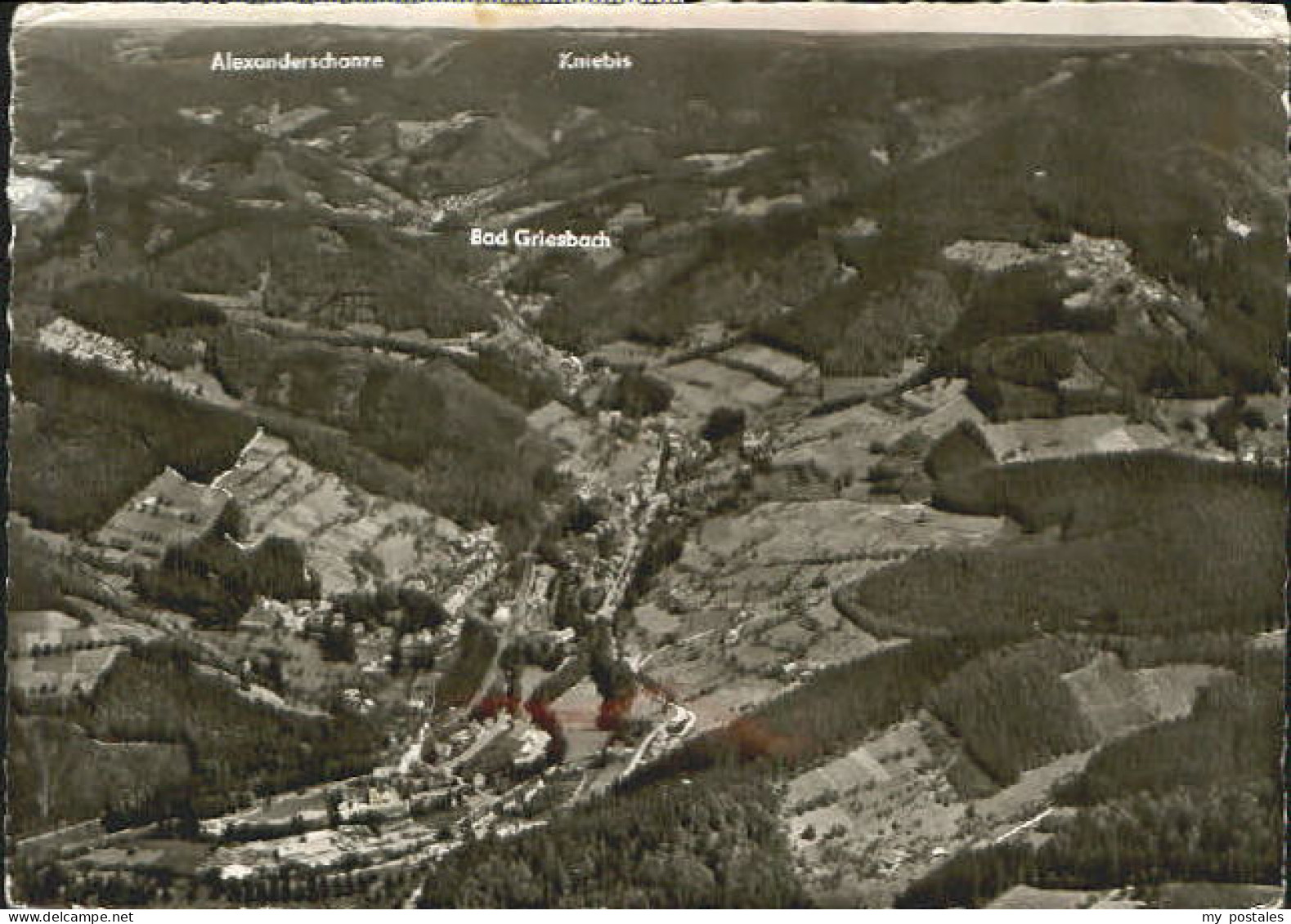 Bad Peterstal-Griesbach Bad Peterstal Fliegeraufnahme x 1962