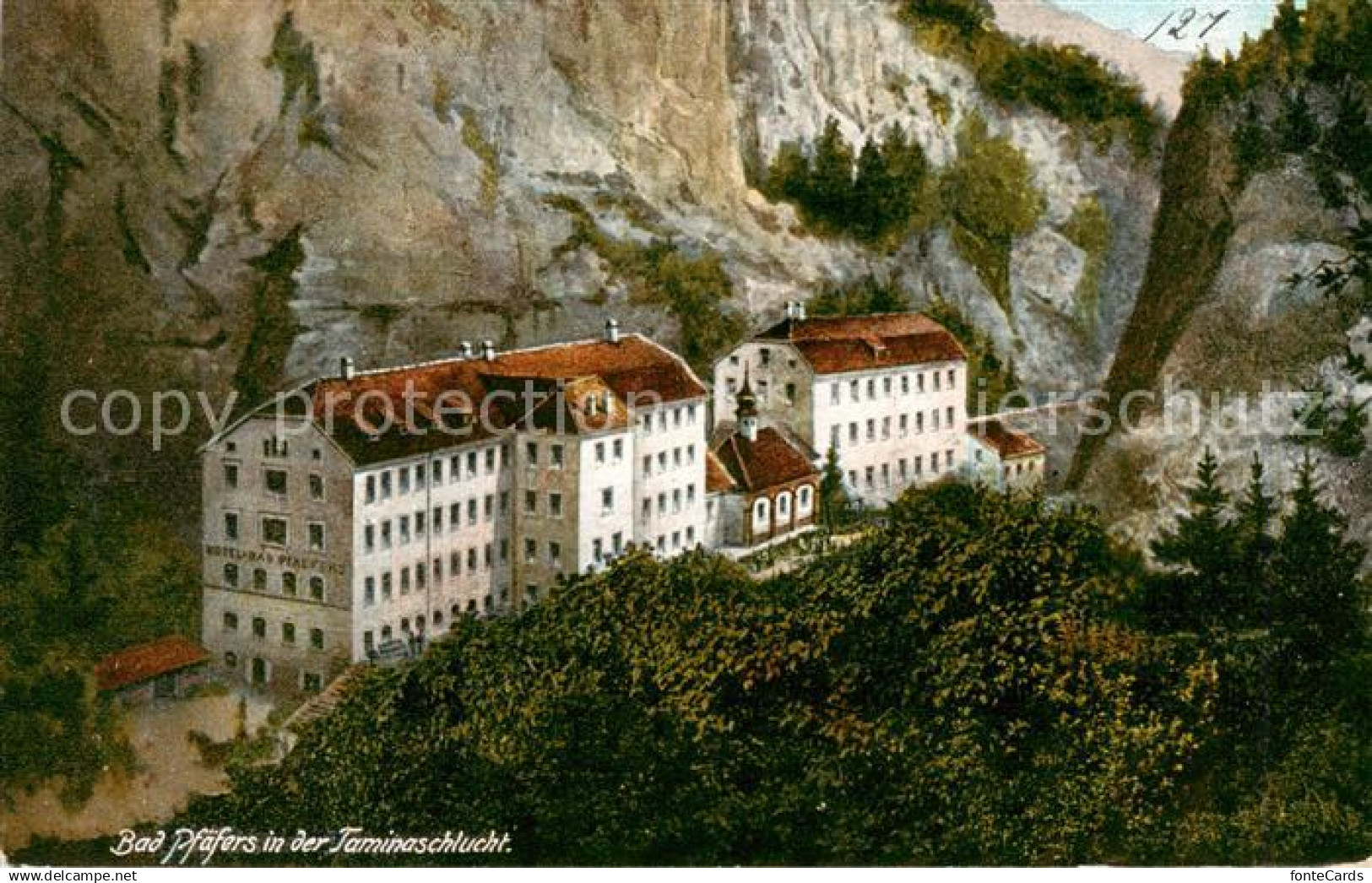 Bad Pfaefers SG Hotel Bad Pfaefers in der Taminschlucht
