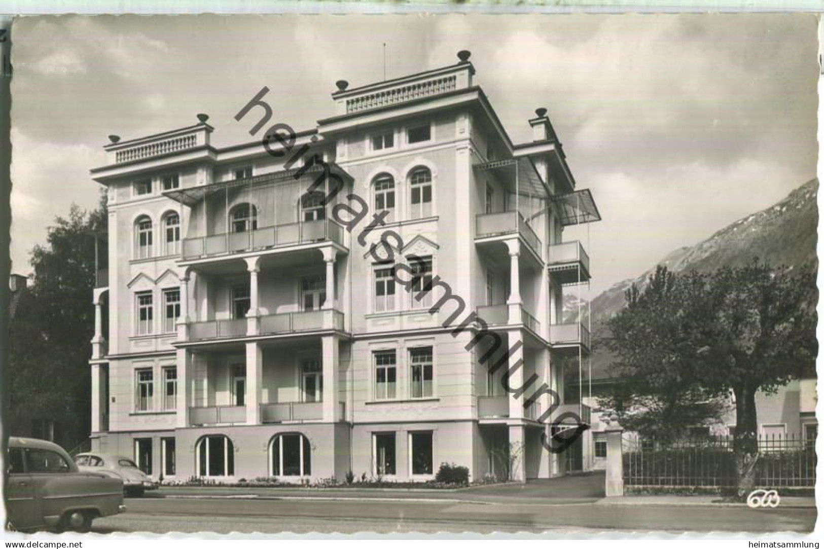 Bad Reichenhall - Kurheim Henckel Besitzer O. Schubert - Foto-Ansichtskarte - Verlag O. Beer Bad Reichenhall