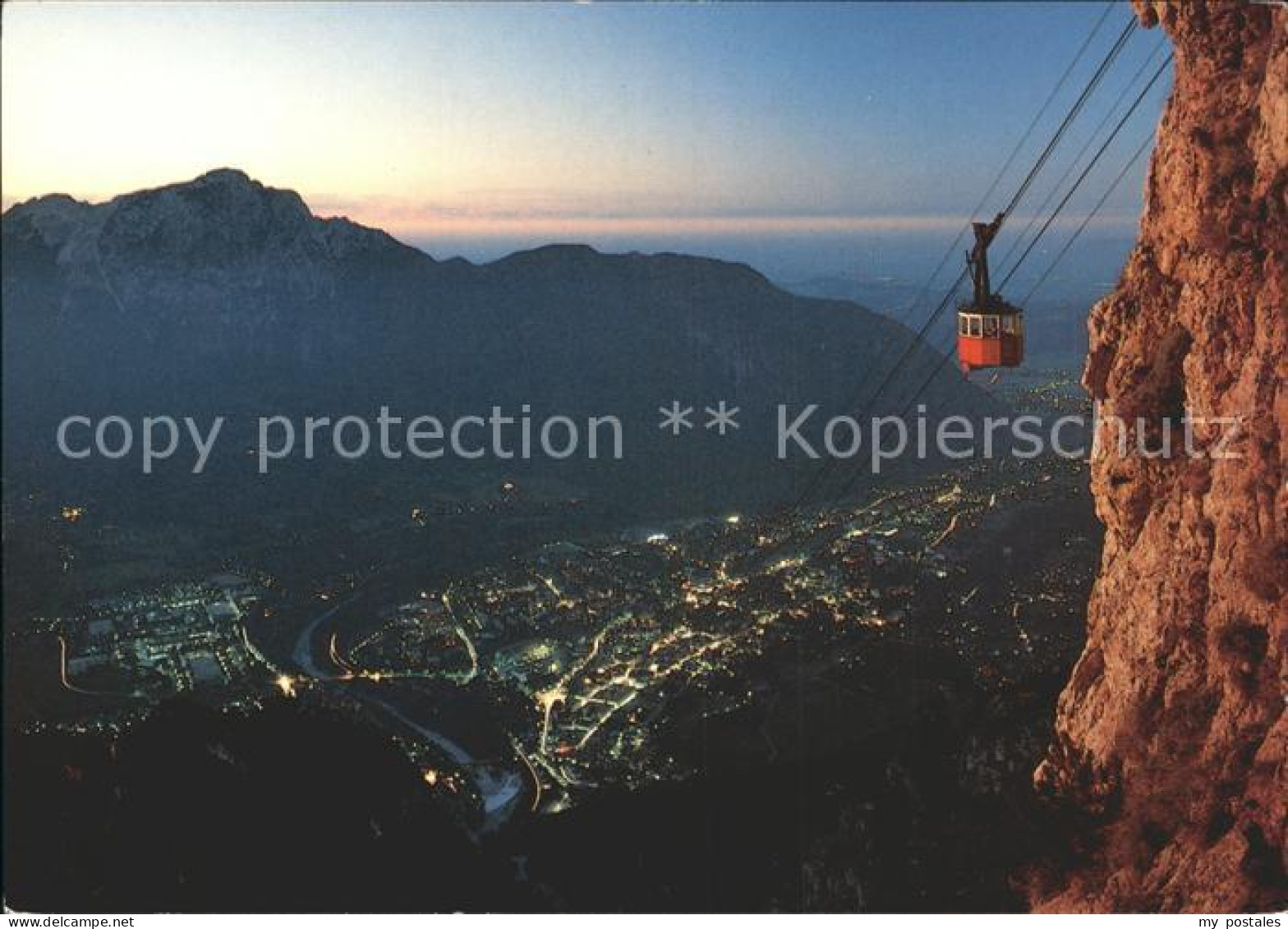 Bad Reichenhall Predigtstuhlbahn Bergstation Hochstaufen Chiemgauer Alpen