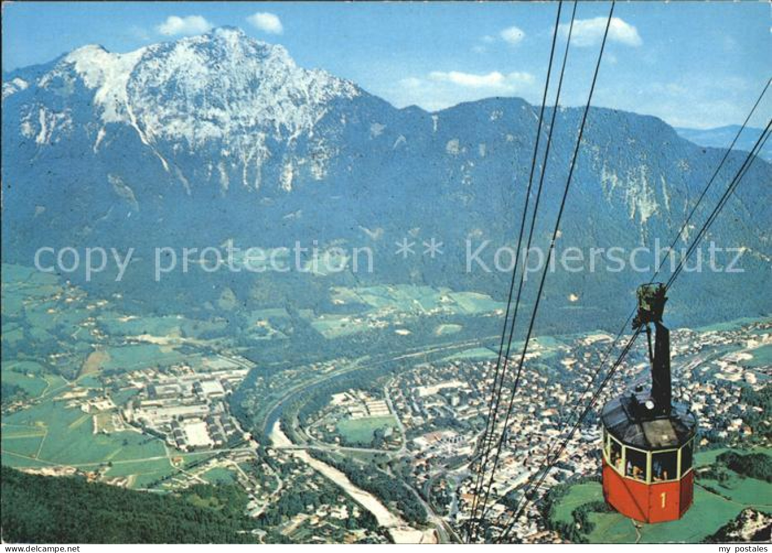 Bad Reichenhall Predigtstuhlbahn Seilbahn Hochstaufen Chiemgauer Alpen
