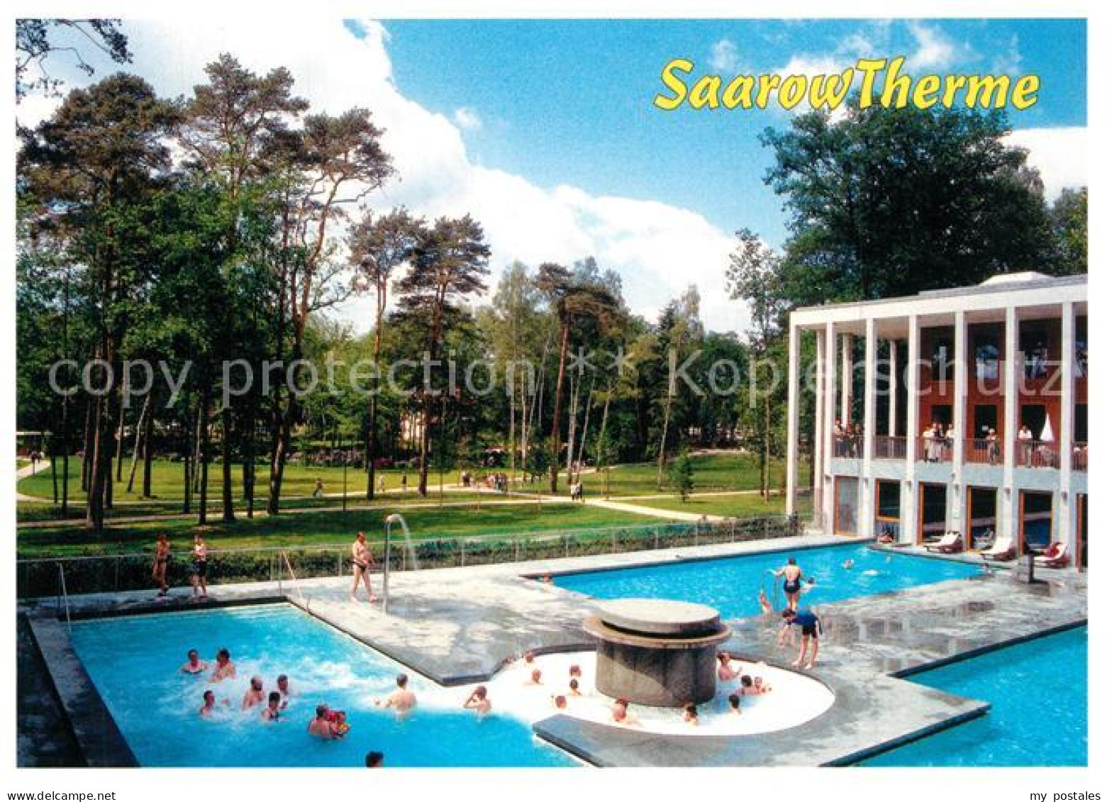 Bad Saarow Aussenbereich der Saarow Therme