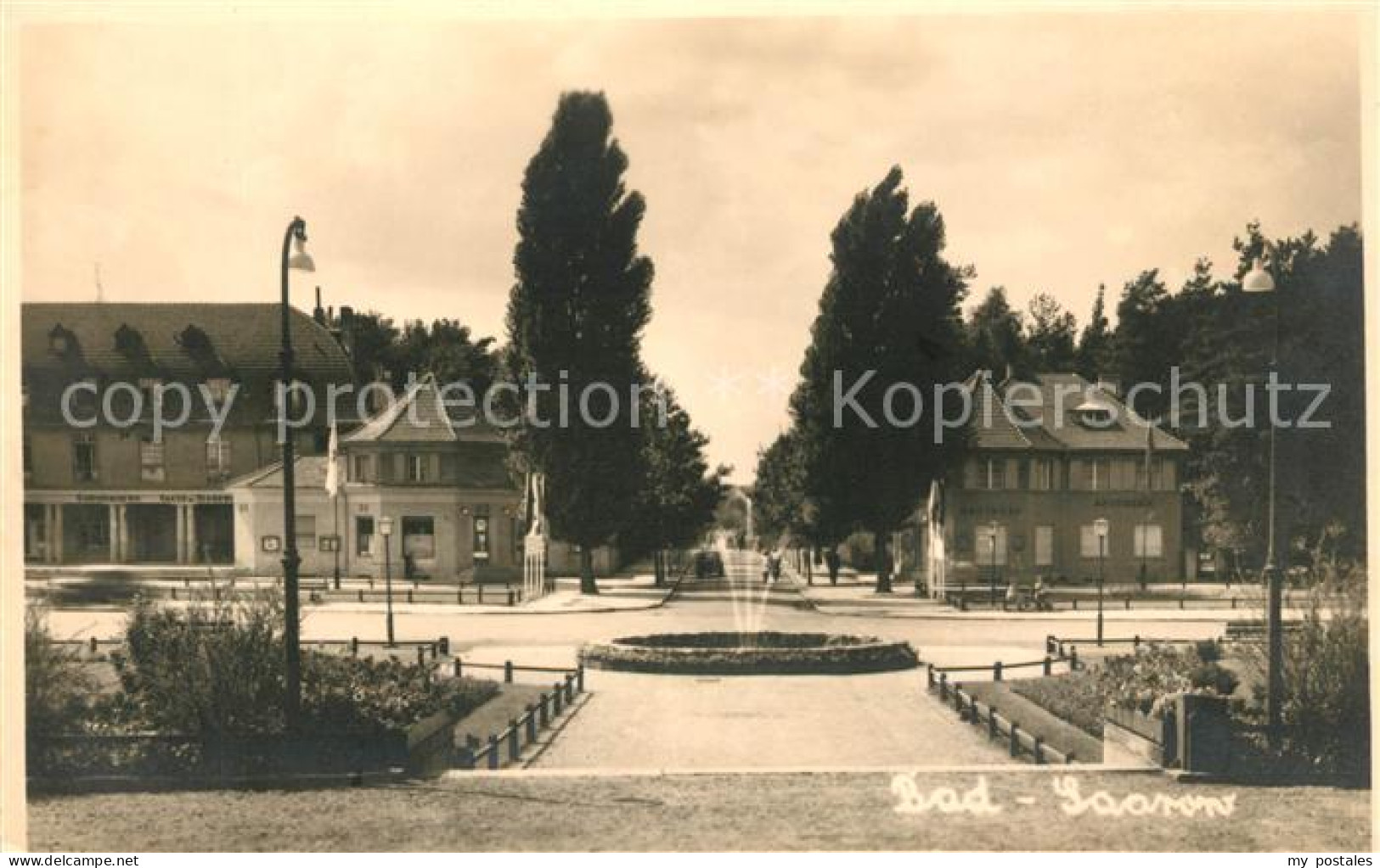Bad Saarow Platz Springbrunnen