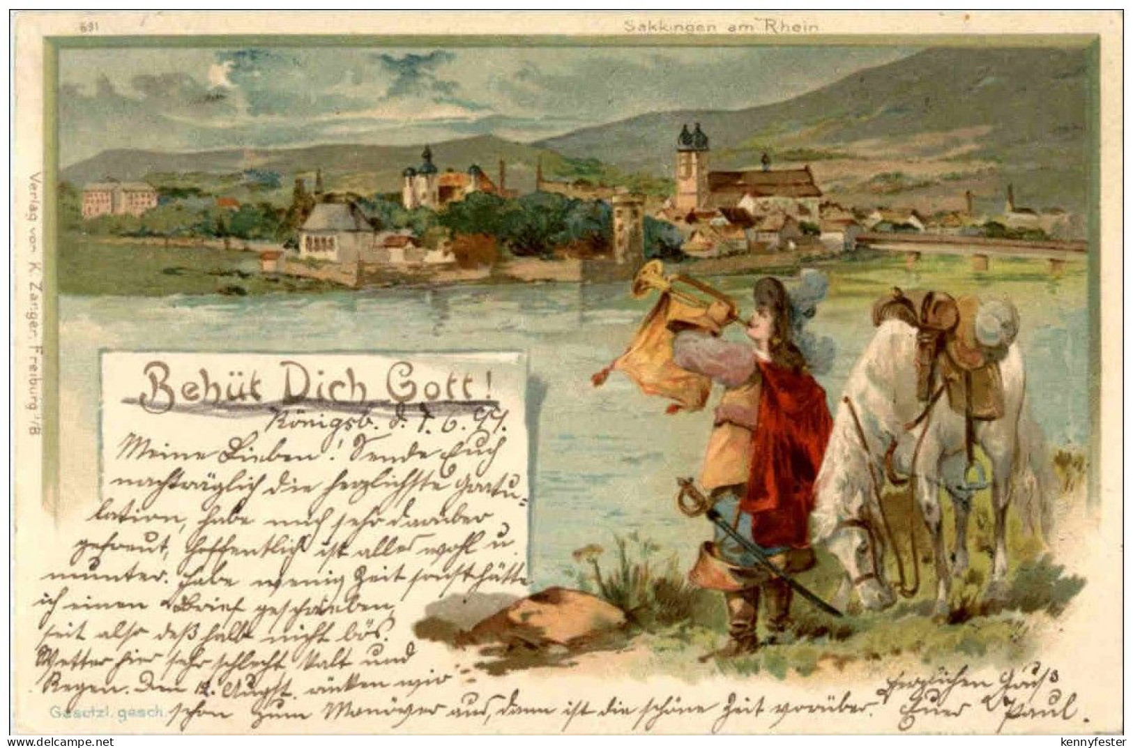 Bad Säckingen - Litho