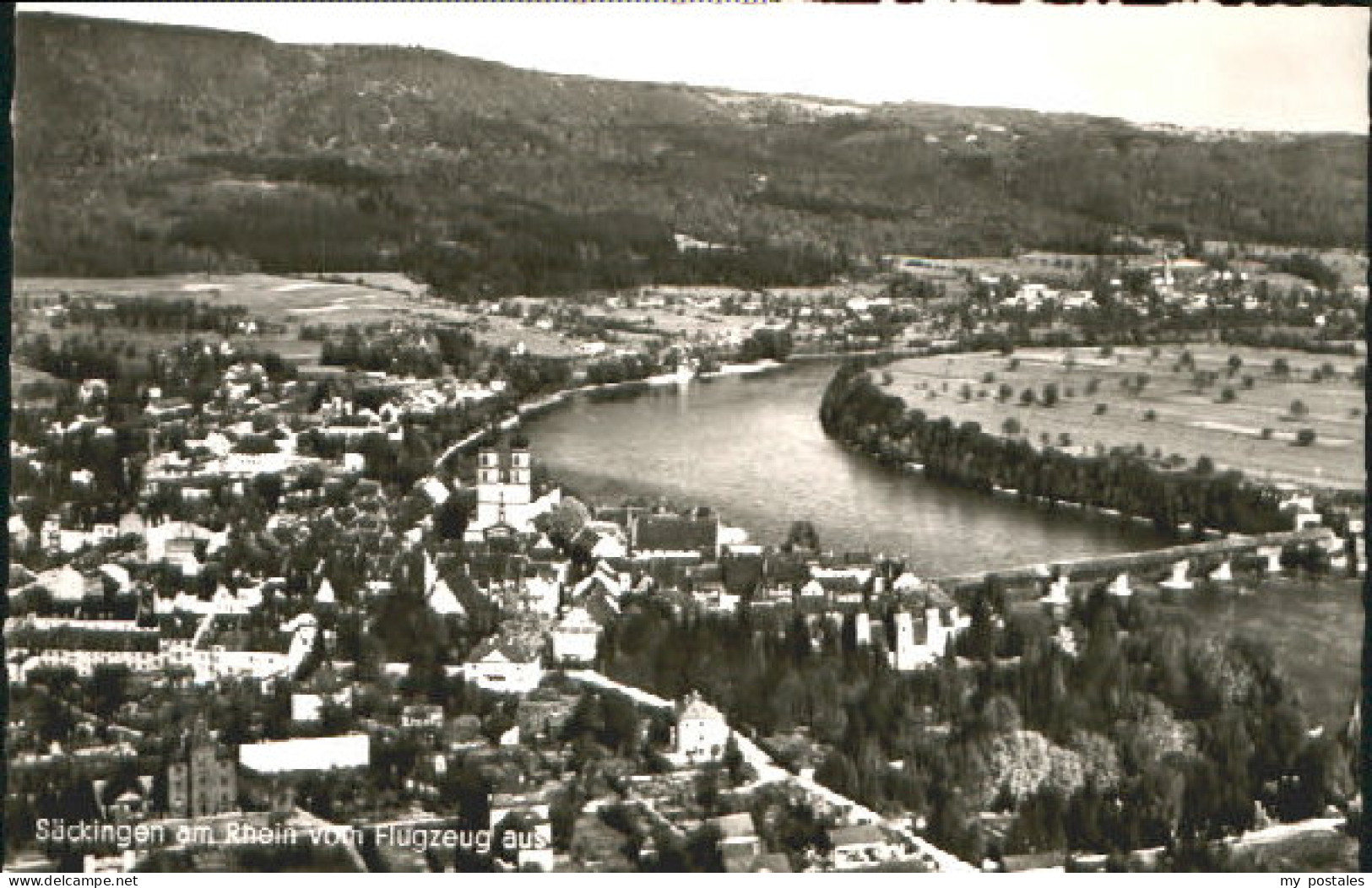 Bad Saeckingen Fliegeraufnahme