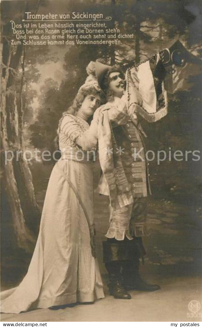 Bad Saeckingen Trompeter von Saeckingen mit Vers