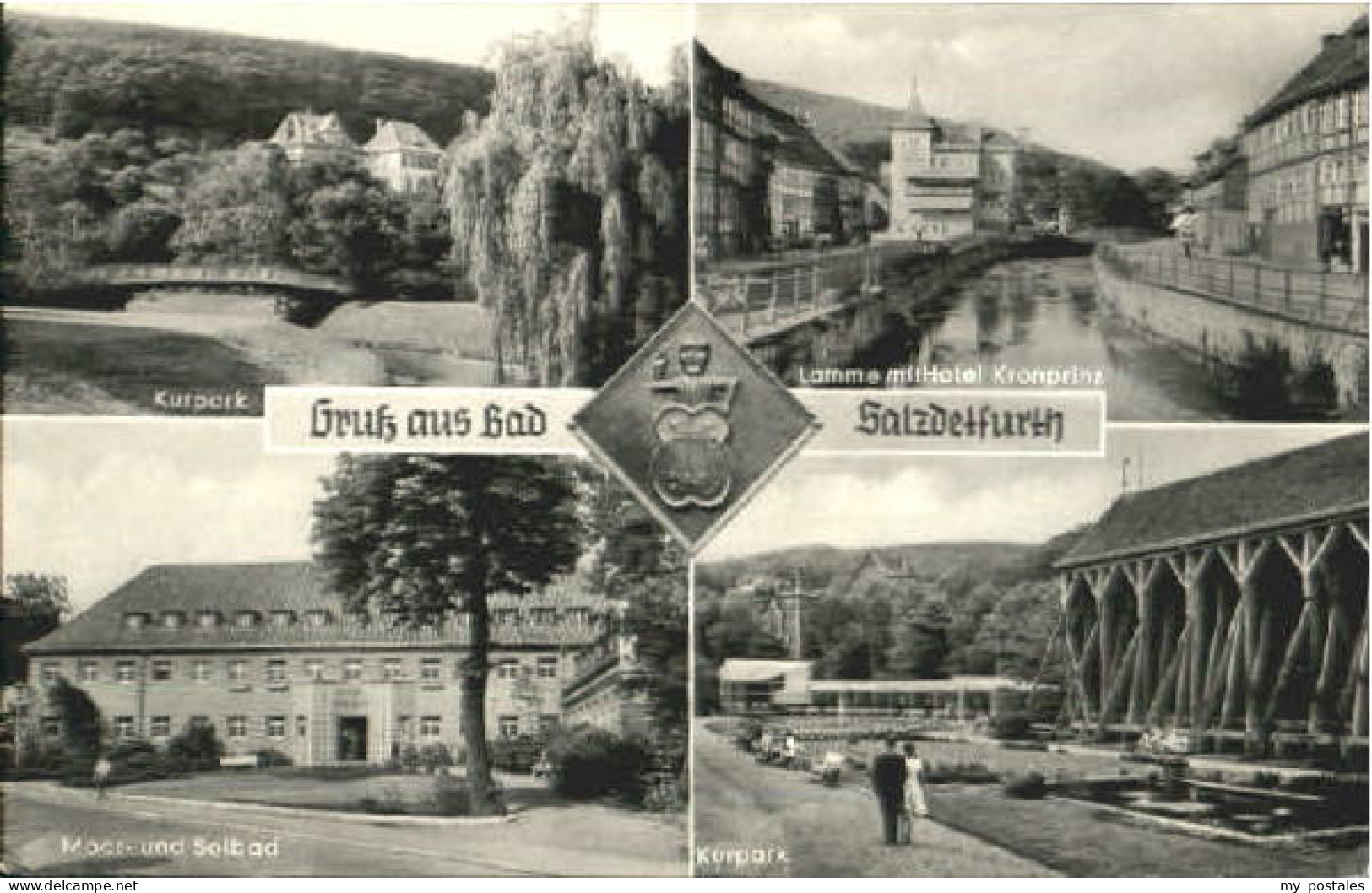 Bad Salzdetfurth Park Hotel Bad x 1955