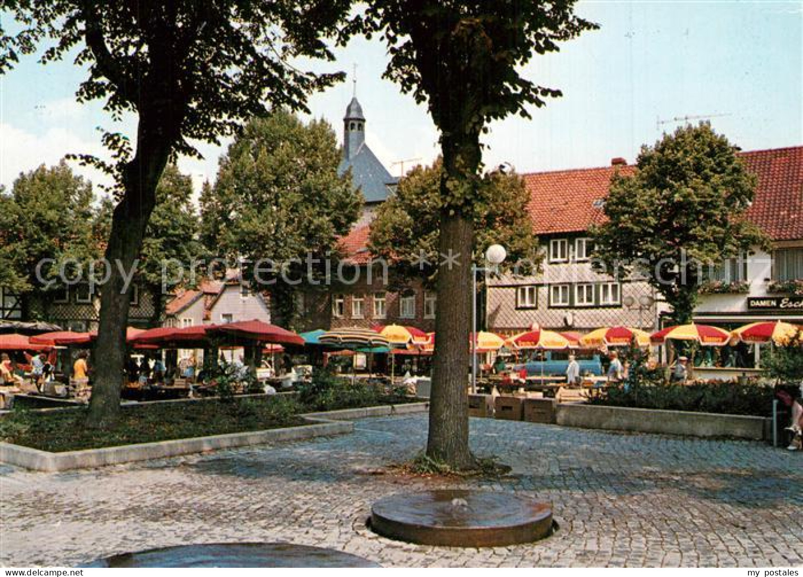 Bad Salzgitter Marktplatz StrassenCafes