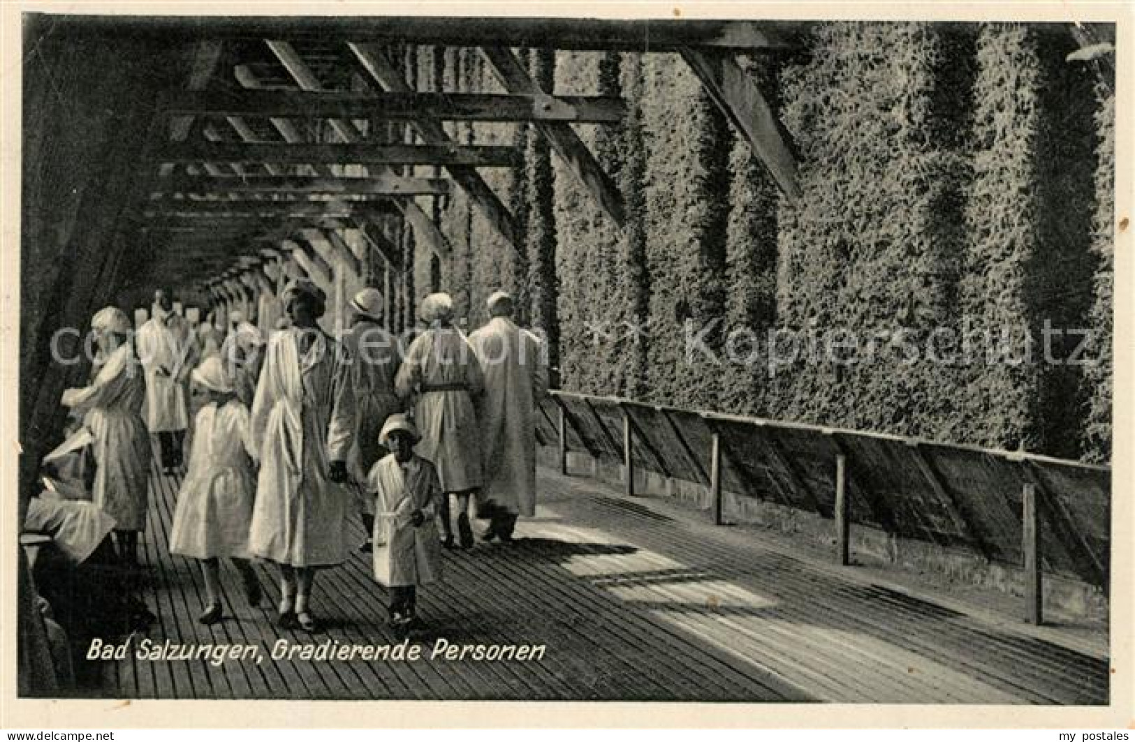 Bad Salzungen Gradierende Personen Gradierwerk
