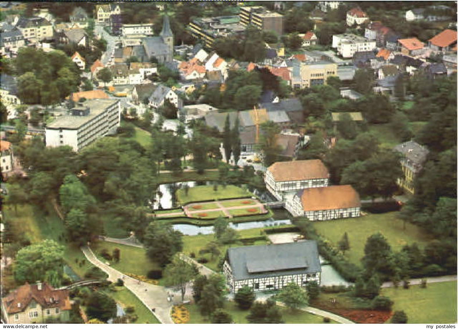 Bad Sassendorf Fliegeraufnahme Schloss Bad