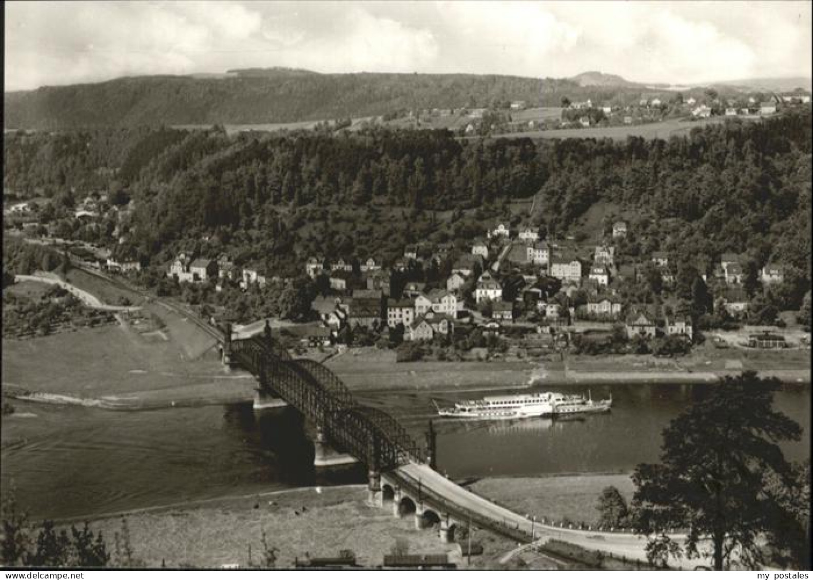 Bad Schandau Elbbruecke Rathmannsdorf