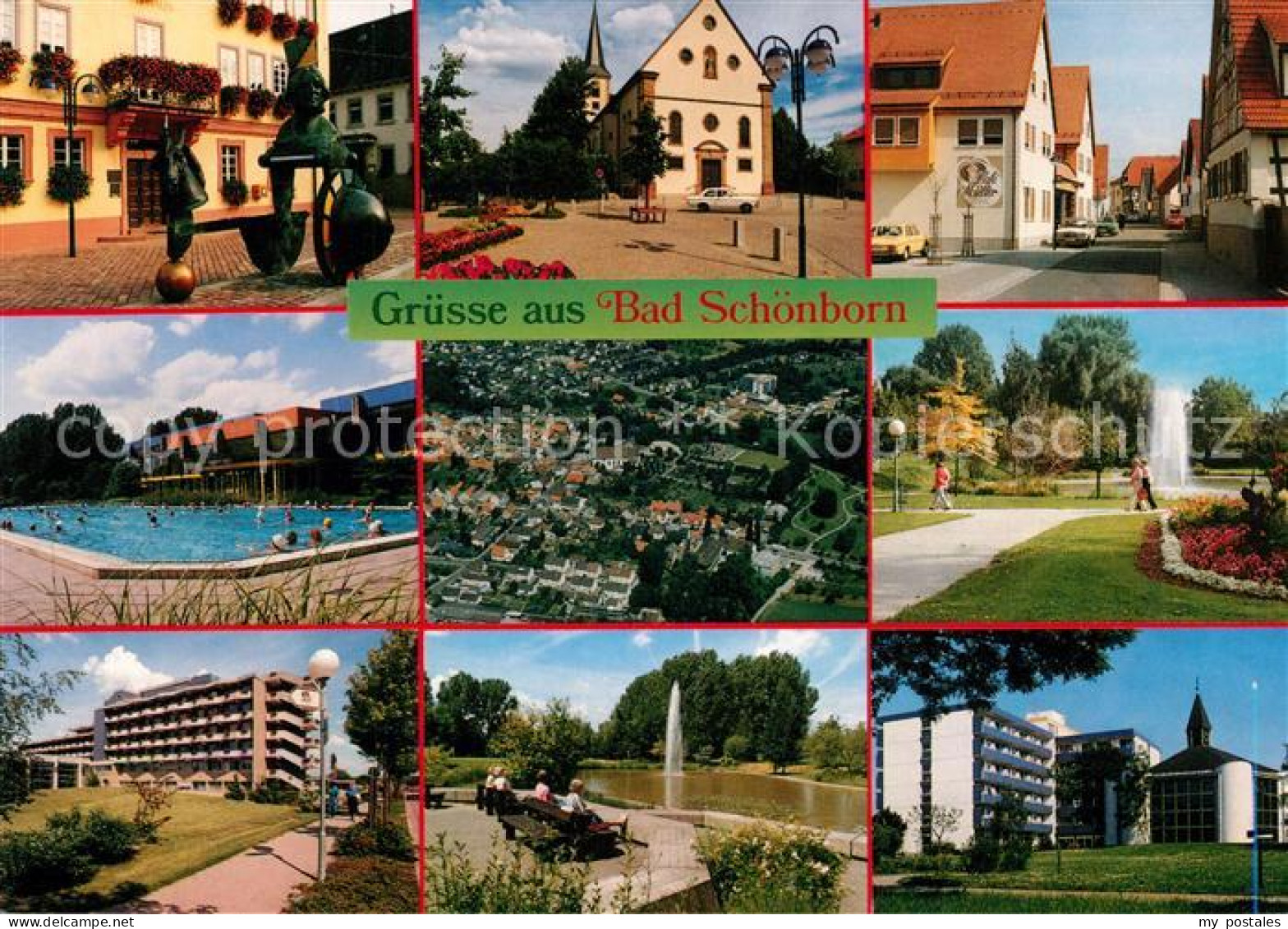 Bad Schoenborn Fliegeraufnahme