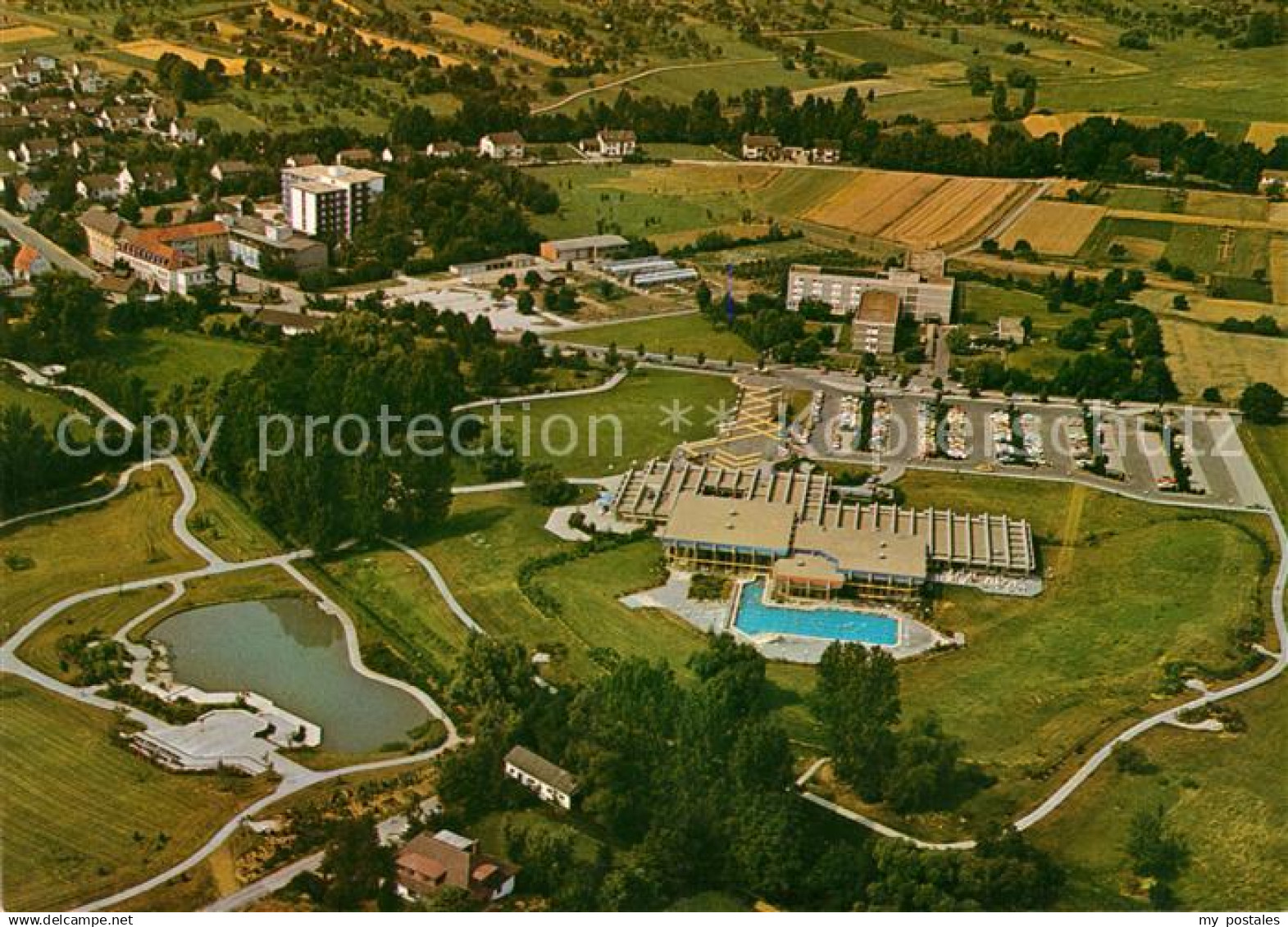 Bad Schoenborn Fliegeraufnahme Sanatorium Sankt Rochus