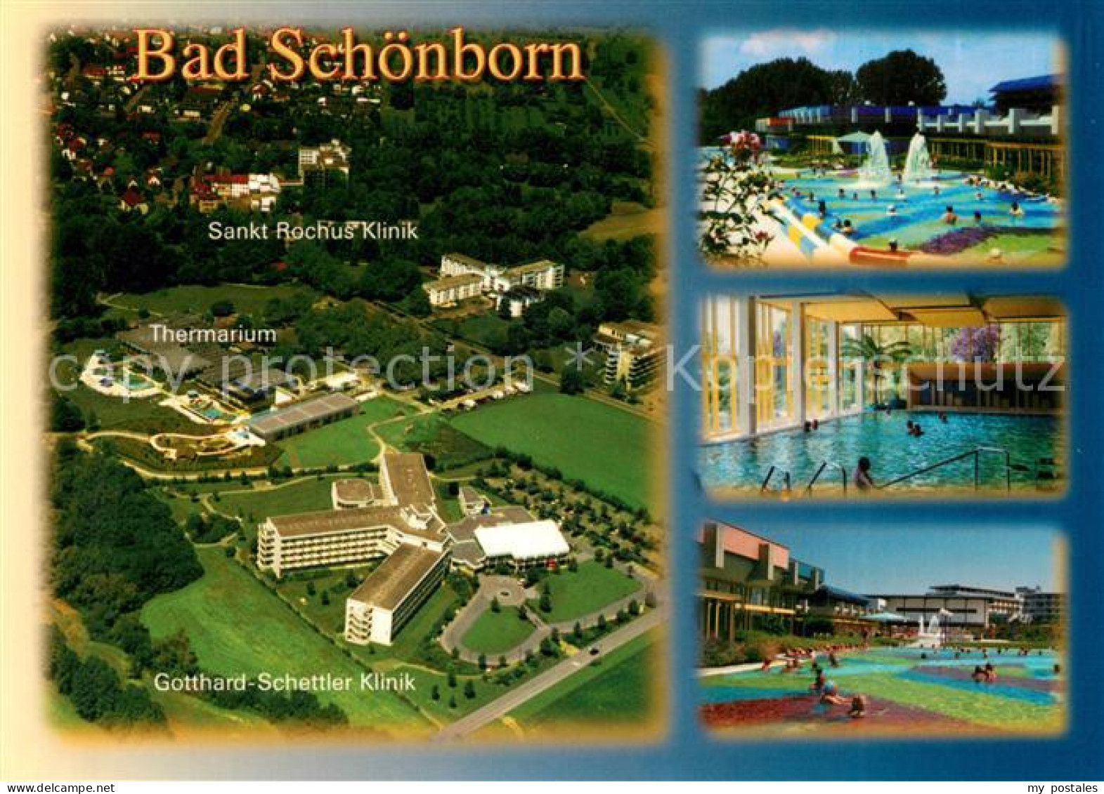 Bad Schoenborn Fliegeraufnahme Sankt Rochus Klinik Gotthard-Schettler Klinik