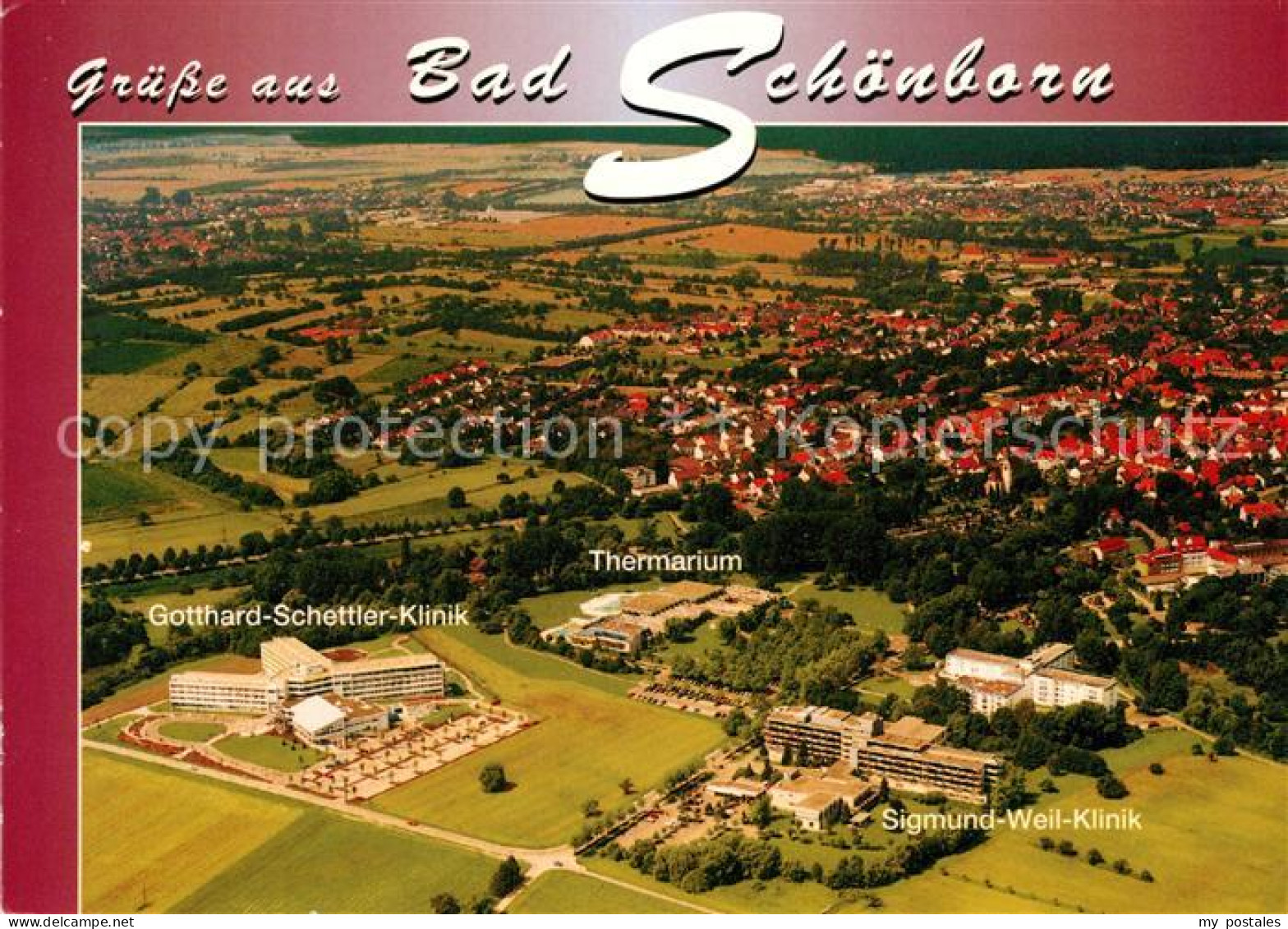 Bad Schoenborn Kliniken Thermarium Fliegeraufnahme