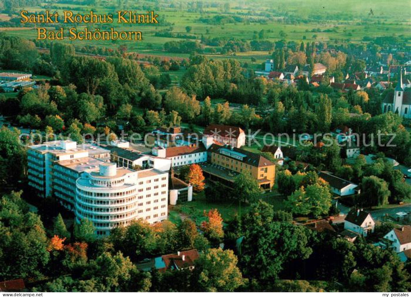 Bad Schoenborn Sankt Rochus Klinik Fliegeraufnahme