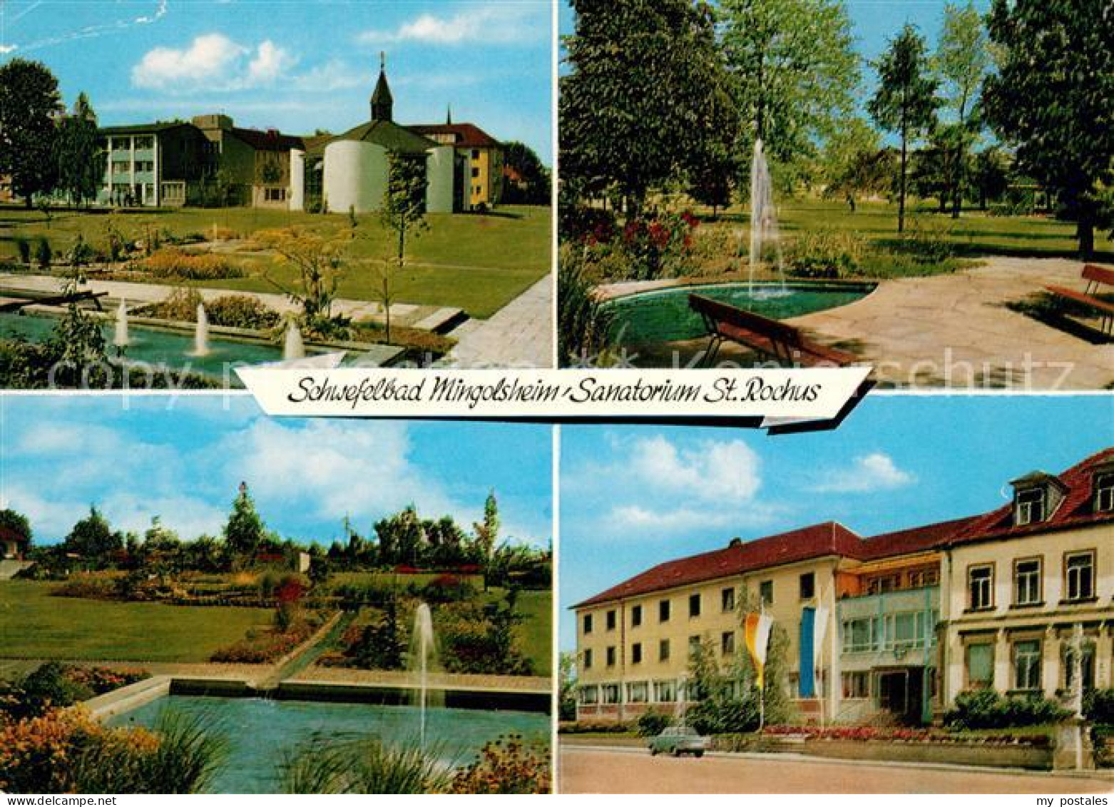 Bad Schoenborn Schwefelbad Mingolsheim Sanatorium St Rochus Park