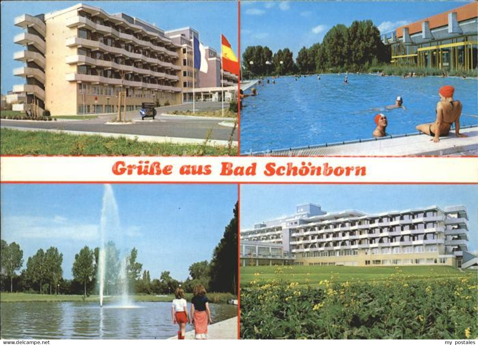 Bad Schoenborn Sigmund Weil Klinik Schwimmbad Fontaene