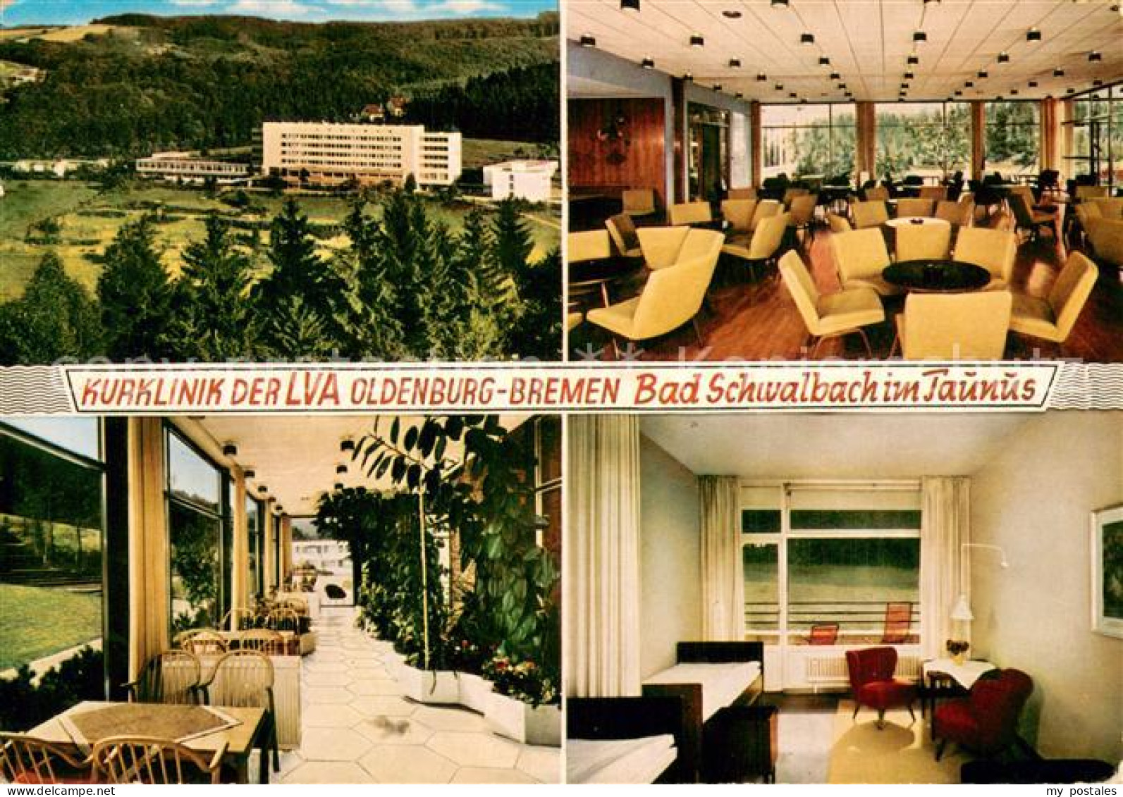 Bad Schwalbach Kurklinik Bad Schwalbach der LVA Oldenburg Gastraum Wintergarten