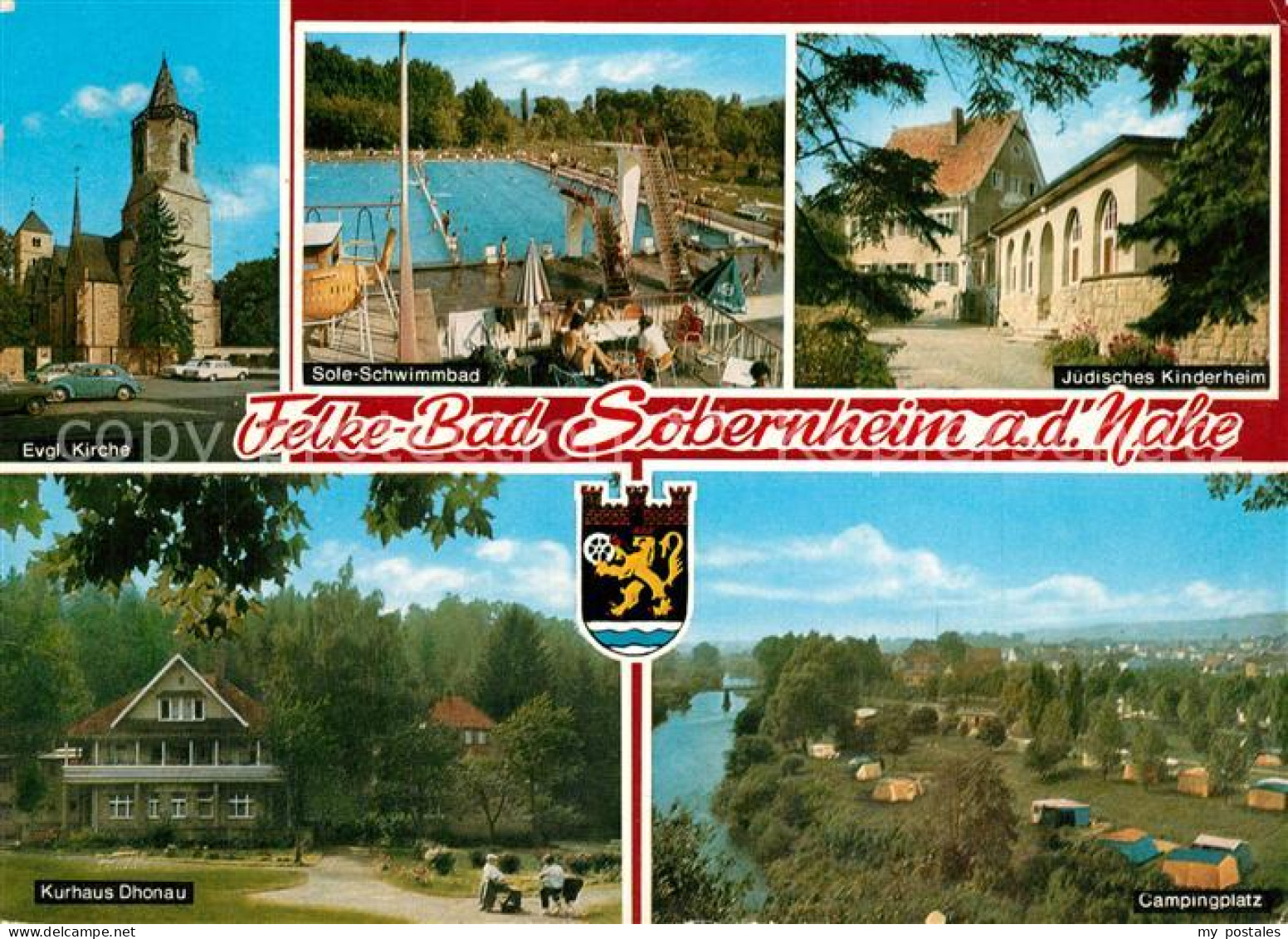 Bad Sobernheim Felke-Bad Kurhaus Dhonau Camping Freibad J?disches Kinderheim