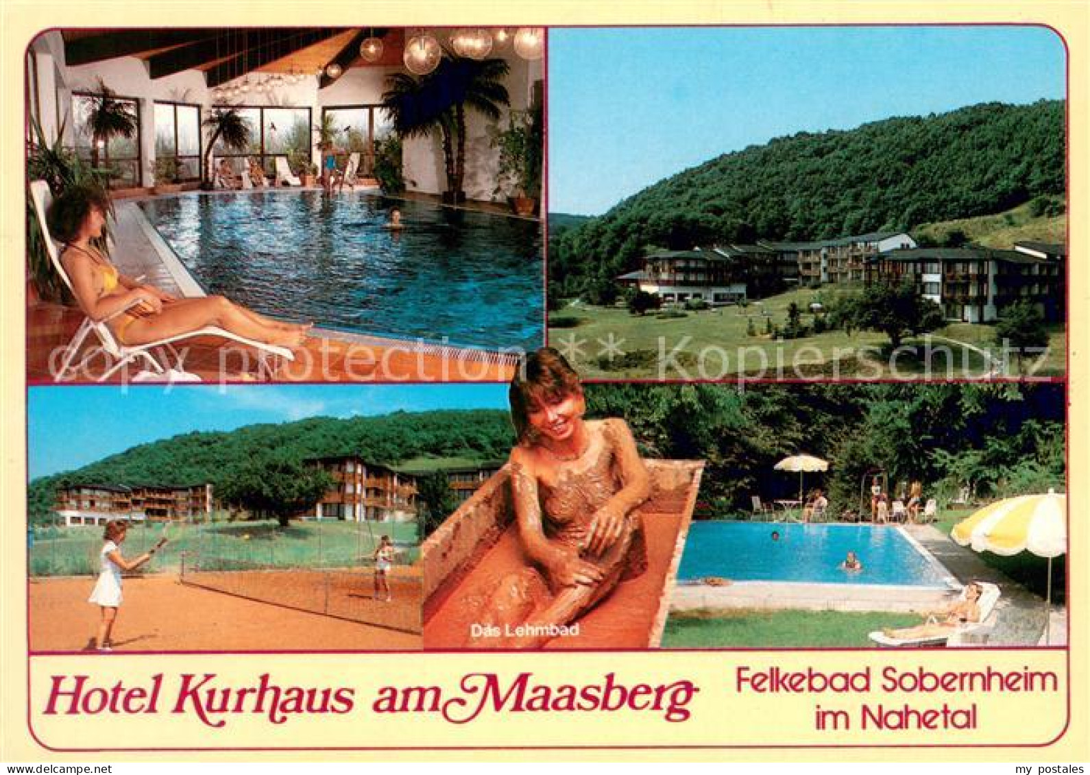 Bad Sobernheim Hotel Kurhaus am Maasberg Felke Heilbad Tennisplatz