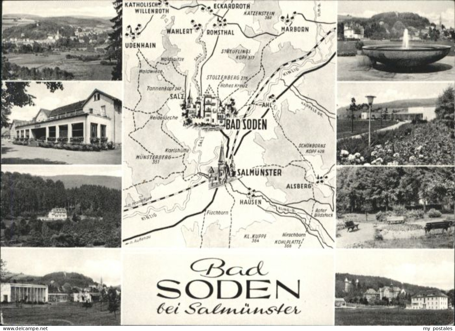 Bad Soden Taunus Bad Soden Brunnen Landkarte