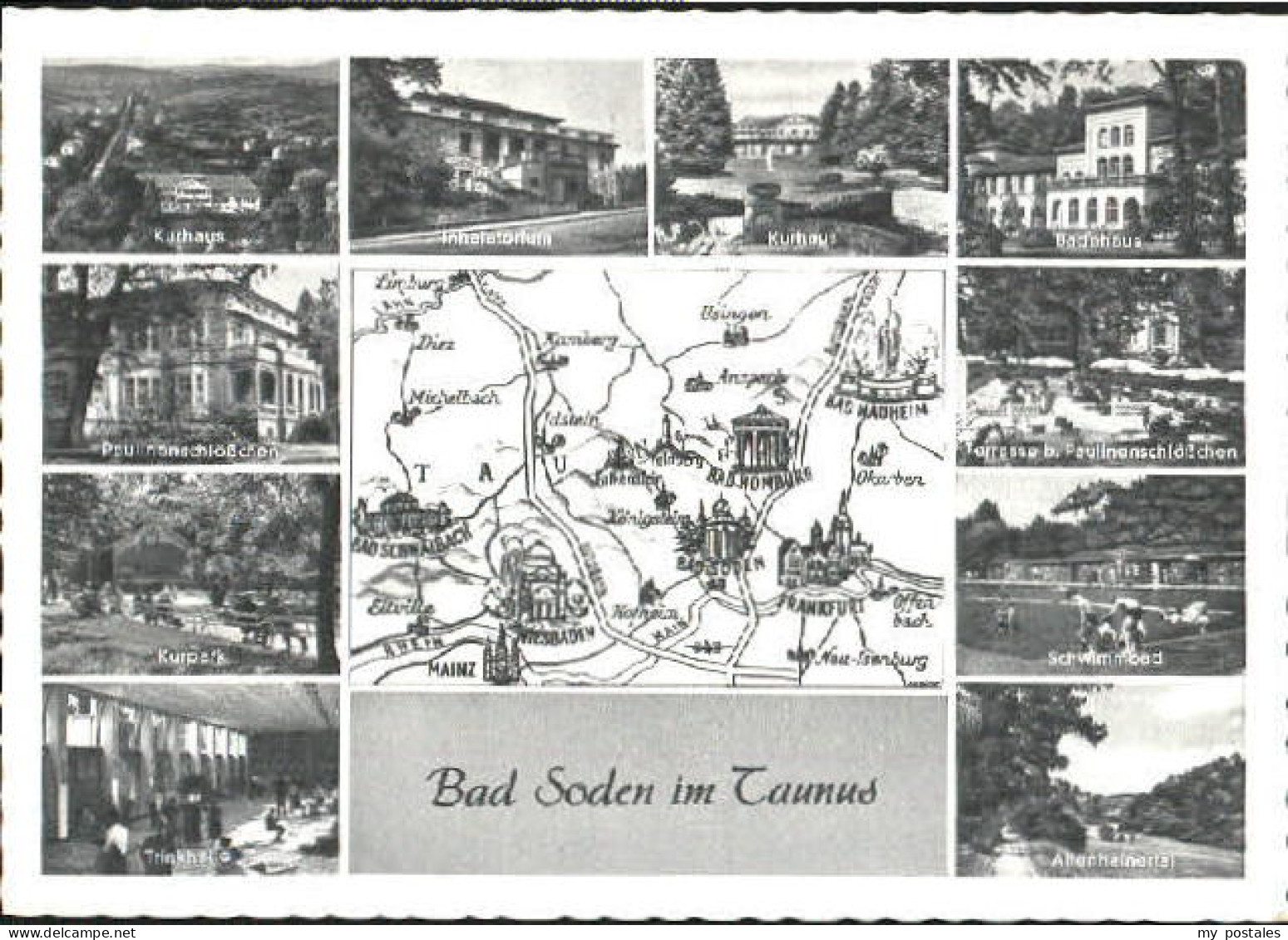 Bad Soden Taunus Bad Soden Kurhaus Park Schloss Bad