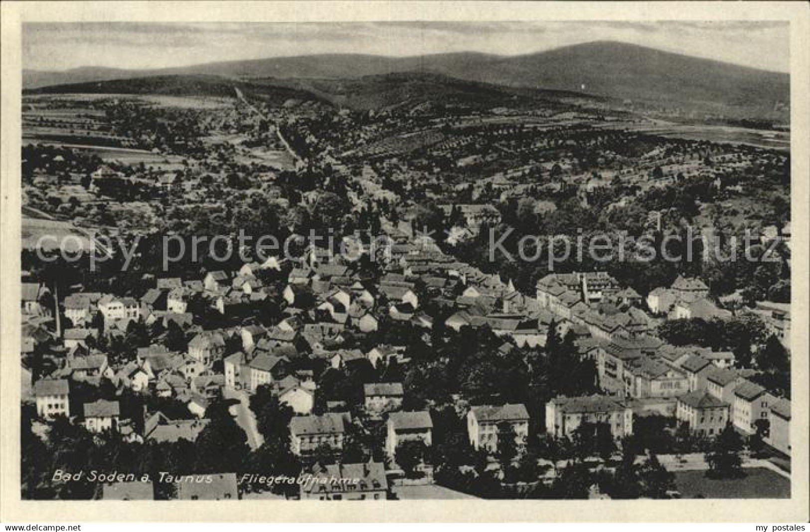Bad Soden Taunus Fliegeraufnahme