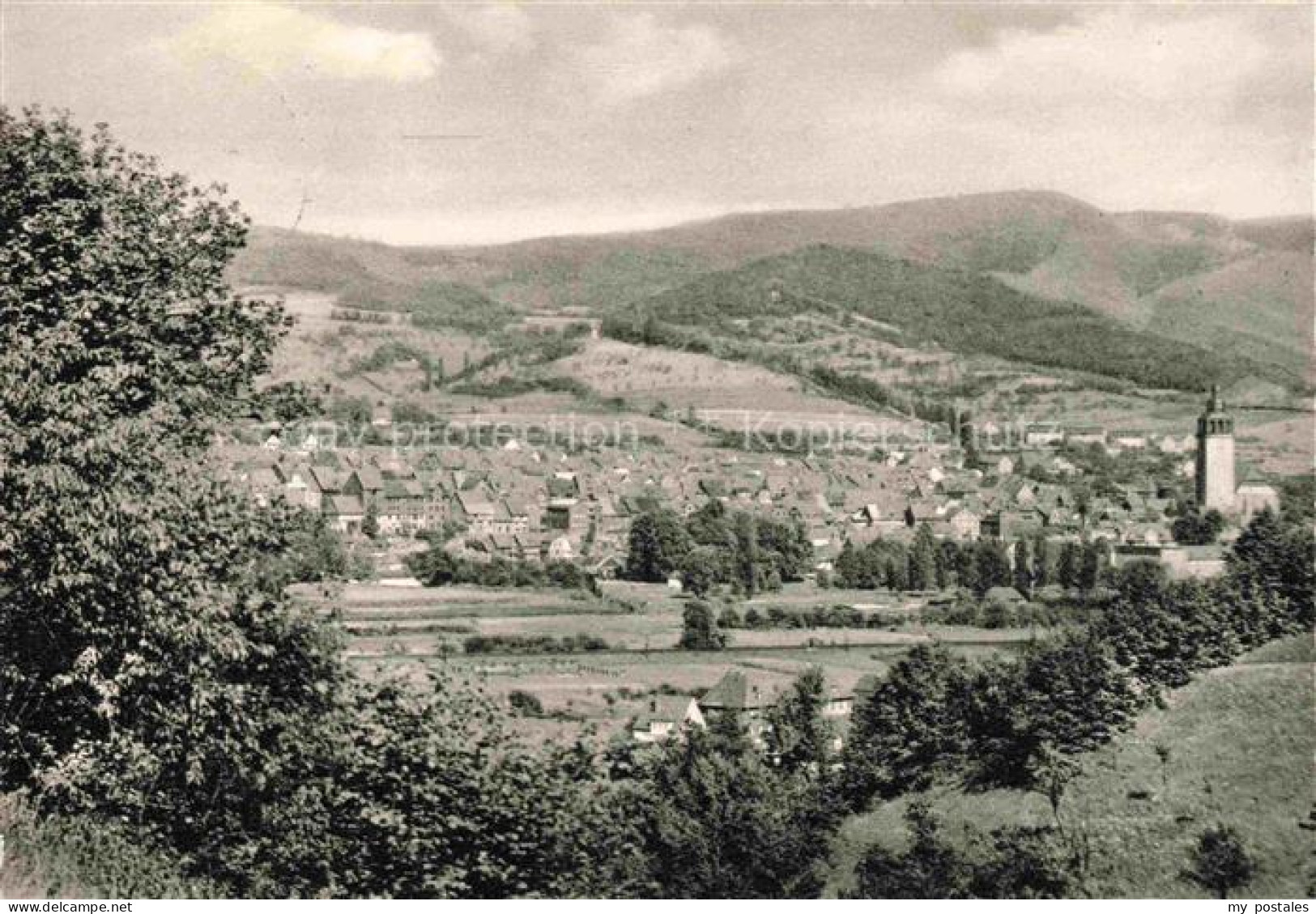 BAD SOODEN-ALLENDORF Bad-Sooden-Allendorf Allendorf Werra Dorf Kirchturm Berge P