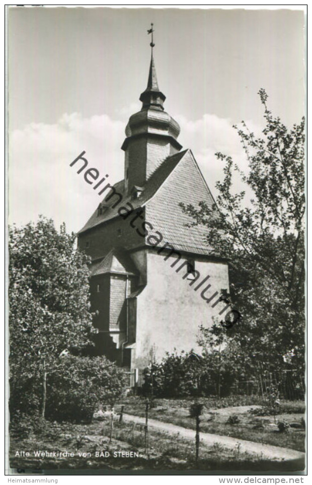 Bad Steben - Alte Wehrkirche - Foto-Ansichtskarte - Verlag Foto-Drechsel Bad Steben