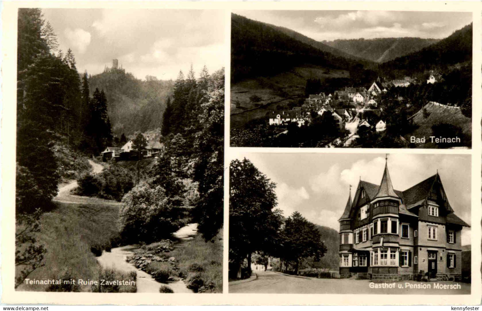 Bad Teinach Teinachtal mit Ruine Zavelstein