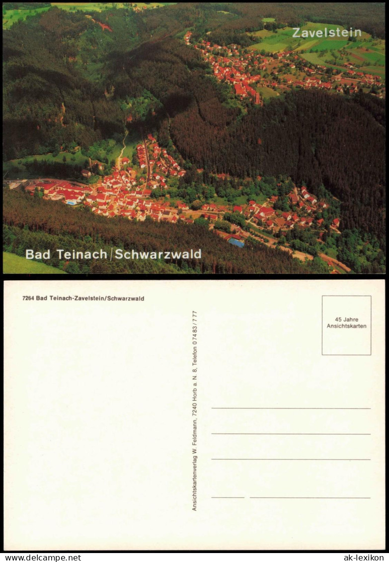 Bad Teinach-Zavelstein Gesamtansicht Bad Teinach Schwarzwald und Zavelstein 1980