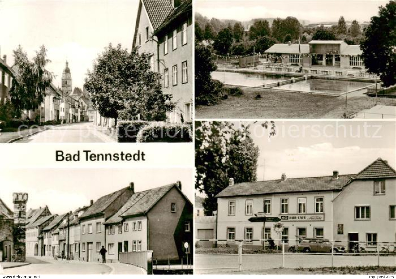 Bad Tennstedt Herrenstrasse Staedt Schwimmbad Am Brueckentor HO Kurcafe Schoene