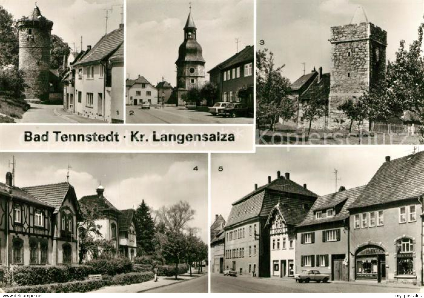 Bad Tennstedt Ketzerturm Osth?fer Tor Pulverturm Kurstrasse Markt