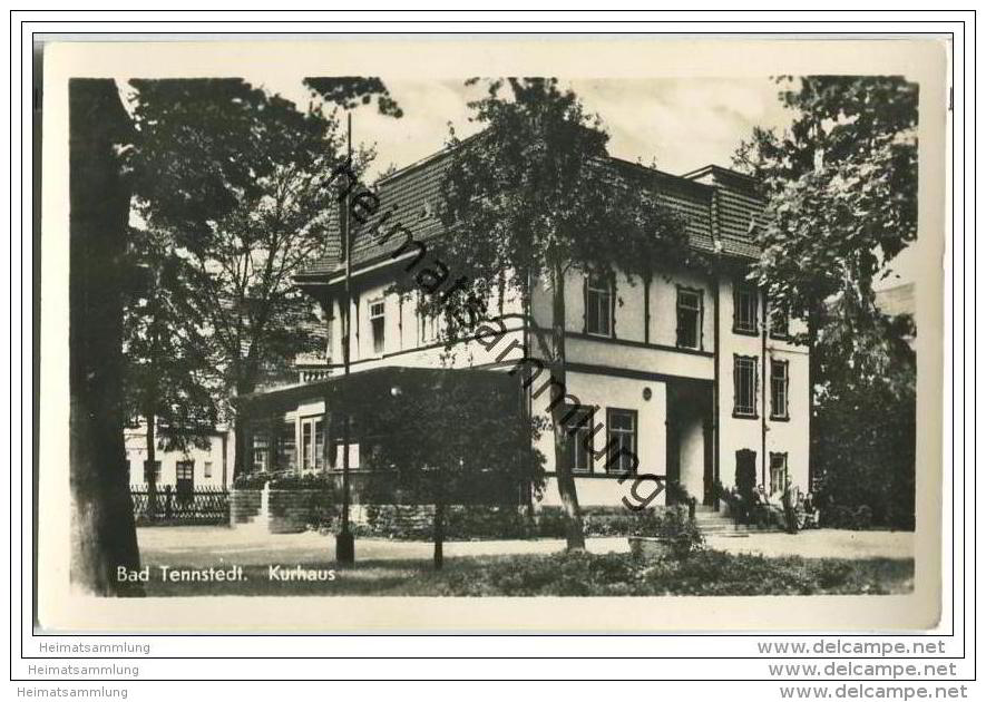 Bad Tennstedt - Kurhaus - Foto-AK 50er Jahre